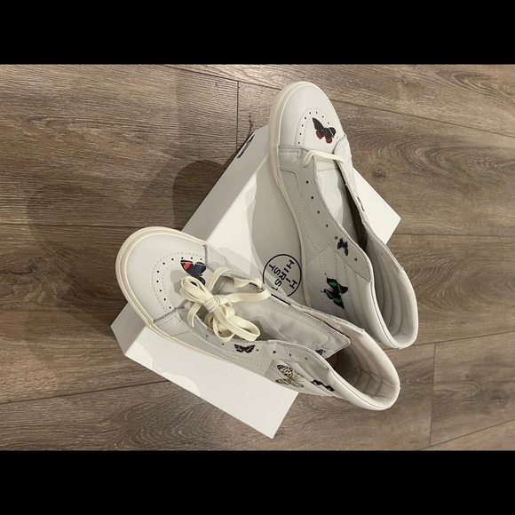 Damien Hirst x Vans Sk8 Hi butterflies - Picture 1 of 5